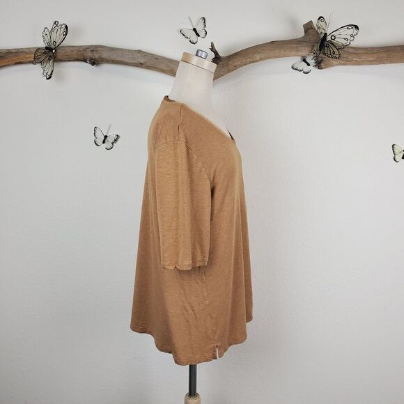 H by halston camel colored slouchy top - Picture 6 of 7